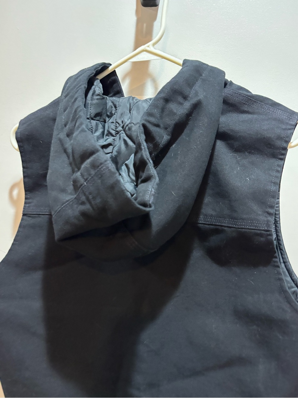 Carhartt Black Hooded Work Vest like New - Picture 8 of 13